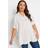 Yours Denim Chambray Shirt White 30-32
