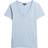 Superdry Woman's Embroidered Flamed V-Neck T-shirt - Bleu