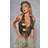 PrettyLittleThing Dark Green Washed Faux Leather Lace Up Plunge Halterneck Top, Dark Green