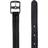 Horze Stirrup Leathers with Nylon, Black, 160