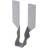 Wickes Timber To Timber Standard Leg Joist Hanger 50 x 270 mm - Pack of 10 - Silver