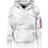 Alpha Industries Kapuzenpulli Back Print Blanc