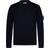 Stone Island 510C4 Light Pure RWS Wool Ribbed Crewneck Sweater - Navy Blue