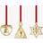Georg Jensen Miniature Christmas Mobile 2024 Gold Juletræspynt 5.7cm 3stk