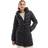 Superdry Fuji Mid Coat Casual Polyester - Sort