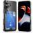 MTP Products iPhone 16 Gennemsigtigt Cover med Kortholder
