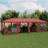 vidaXL Party Tent with 12 Mesh Sidewalls 8x4 m HDPE