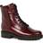 Gabor Flamboyant Womens Ankle Boots Colour: Burgundy Patent