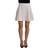 Ermanno Scervino High Waist A-line Mini Cotton Skirt White