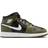 NIKE Air Jordan 1 Mid GS - Black/Medium Olive/White