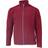 Ivanhoe of Sweden Danny Full Zip 100% Boiled Wool - Deep Red