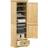 vidaXL Corona Brown Garderob 55x170cm