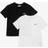 BOSS Kid's Logo T-shirt 2-pack - Black/White