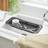 Dunelm Black Multi-functional Sink Dish Drainer