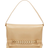 Victoria Beckham Chain Pouch Bag With Strap In Sesame Leather - Beige