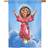 Breeze Decor Divine Baby Jesus 2-Sided House Flag 71.1x101.6cm