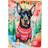 Caroline's Treasures Doberman Pinscher Christmas House Flag 71.1x101.6cm