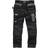 Scruffs Arbeitshose mit Holstertaschen Pro Flex Schwarz Größe regulär 41x6x33