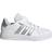 adidas Grand Court 2.0 Skor Barn - Cloud White/Matte Silver