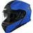SMK Gullwing Solid, flip up helmet color: Matt Blue/Black