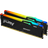 Kingston Fury Beast RGB Black DDR5 6000MHz 2x16GB ECC (KF560C36BBE2AK2-32)