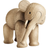 Kay Bojesen Lilliput Elephant Nature Dekorationsfigur 7.5cm