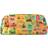 Vacsax Cartoon American Map Gold Zip Leather Pencil Case