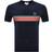 Sergio Tacchini Ayme Velour Stripe Short Sleeve T-shirt - Maritime Blue