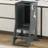 Costway Grey Kids Kitchen Stool Helper with Chalkboard and Whiteboard