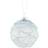 Opaque Glitter Bauble Blue Christmas Tree Ornament 8cm