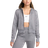 Nike Women's Therma Fit One Full Zip Hoodie - Carbon Heather/White