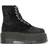 Dr. Martens Vegan Jadon Boot Max Crushed Velvet Platforms - Black/Crushed Velvet