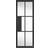 JB Kind Black Civic 198.1 cm H x 838 cm W x 3.5 cm D Interior Door Clear Glass (x198.1cm)