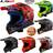 LS2 Crosshjälm Mx708 fast ii wash röd kpa