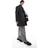 Jack & Jones wool blend overcoat in grey herringbone