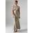 Coast Cowl Back Fishtail Maxi Dress Gold