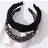 Shein 2 pcs Simple Fabric Women Headbands Solid & Floral Pattern Wide Hair Hoops