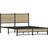 vidaXL Without Mattress Sengeramme 150x200cm