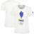 Le Coq Sportif Paris 2024 Olympics Team France Olympic Village Fanwear T-Shirt - White - Womens