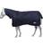 Weatherbeeta Defiant 600D 200g Weight Combo Neck Turnout Rug Navy/White Blue 4'3