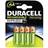 Duracell Precharged Rechargeable Battery Ultra AA 4-pack