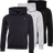 Brave Soul Men's Howard Three Pack Hoodies 3 pack - Black/​Grey/​Navy