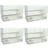 Little Friends Sealey Wire Budgie Breeder Cages with Perches