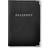 Aspinal of London Pebble Leather Passport Cover, Black
