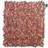 Primrose Extendable Artificial Red Acer Screening Trellis With Leds W200 cm x H100 cm