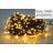 Spetebo Advent Winter Garden Decoration Black Ljusslinga 120 Lampor