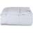 Borg Living Dyne Pude Sæt Dobbelt Helårs Fiberdyne 200x220 cm + 2x 60x63 cm - Microfiber Dyne Dynebetræk Hvid (220x200cm)
