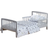 Kinder Valley Safari Friends Sydney Toddler Bed with Bundle Spring Mattress 7pcs 24.8x57.1"