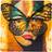 Carolina Gynning Golden Butterfly Coaster