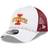 New Era Iowa State Cyclones White/Cardinal Court Sport Foam A-Frame 9FORTY Adjustable Trucker Hat